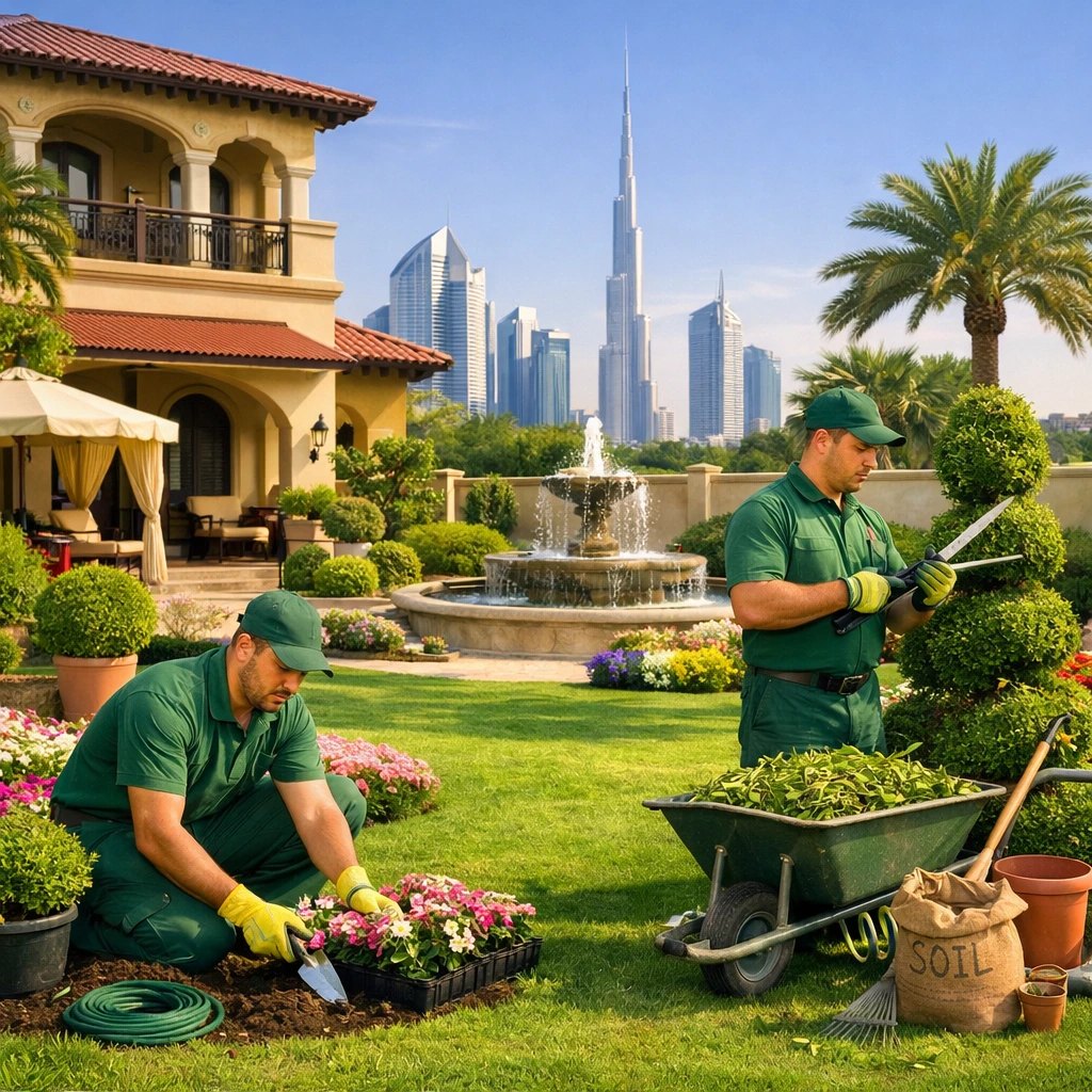 Expert Landscaping and Gardening Services in The Villa, Dubai